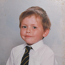Profile photo of Craig Simpson when he was a child.
